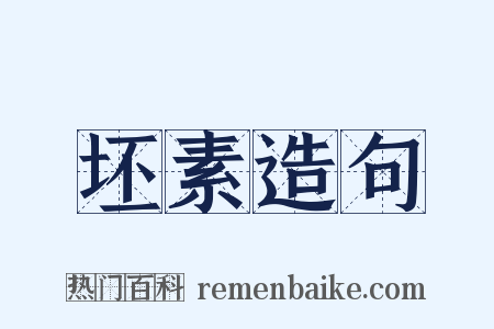 坯素造句是什么意思的图片